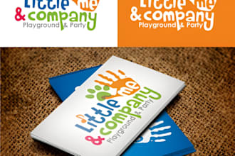 make modern kids, childcare, baby shop, etsy, or daycare logo design