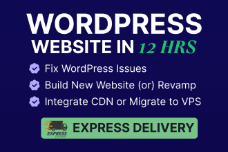 do wordpress website development or revamp wordpress, design wordpress