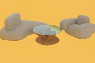 design high end custom furniture with technical precision
