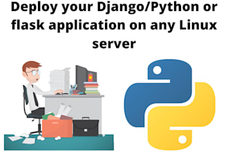 setup linux server and deploy python application with docker