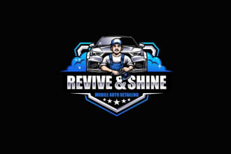do cleaning pressure washing and power washing logo or any graphics design