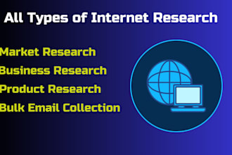 do market research, business research, bulk email collection