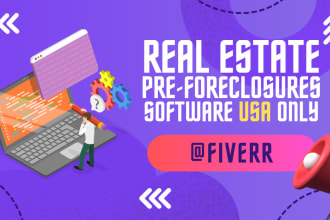 provide real estate pre foreclosures software