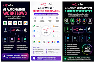 build ai automation workflows with n8n, zapier, make and gpt4 integration