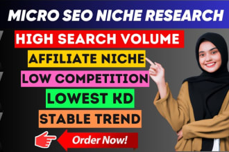 low competitive micro seo amazon niche and keywords research