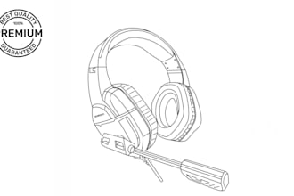 do vector line art and convert any image to line art for coloring book