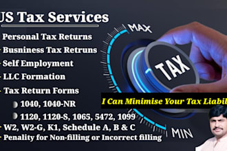 prepare US tax return 1040