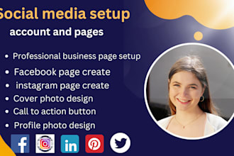 do facebook business page setup, banner and cover design