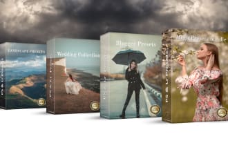 provide you 600 presets for photoshop and lr