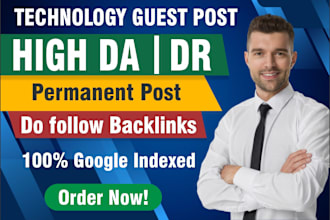 do high da guest post, technology guest post with  do follow backlinks