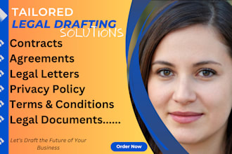 write legal contracts, agreements, nda, terms and conditions