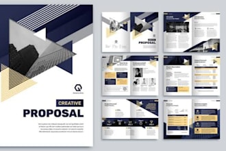 design a professional sponsorship proposal, business proposal, and letter 5hr