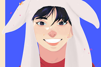 draw cute illustration for your special person