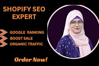 optimize SEO for shopify store and write product description