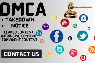 remove negative harassing defaming content from tiktok,yt,fb,ig,mugshot by dmca