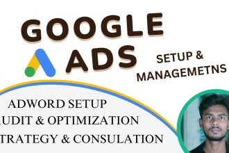 setup paid ads, PPC campaign and display ads campaign, google ads