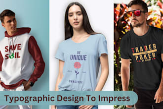 design a typographic t shirts