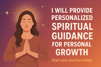 provide personalized spiritual guidance for personal growth