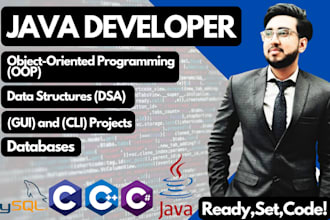 develop java projects and tasks, gui and console applications