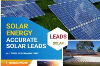 provide solar leads and other home owner sales leads