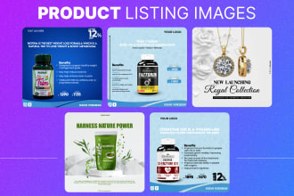 design amazon image listing or amazon photo editing