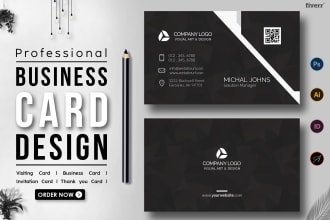 do professional, creative, and luxury business card design