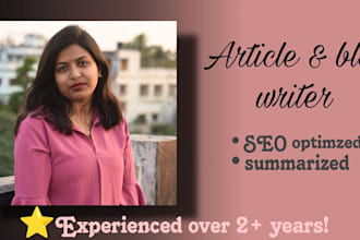 summarise your research article and blogpost