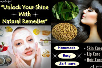 give natural remedies to a vibrant and radiant appearance