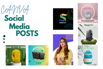 design eye catching instagram posts flyers and reels as canva expert