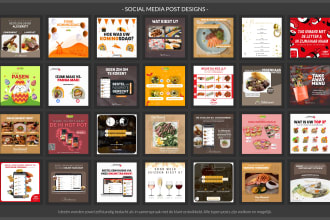 create attractive facebook and instagram post designs