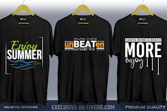 do minimalist t shirt design and typography t shirt design