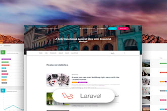 develop PHP laravel website and fix php laravel bugs