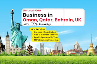 do company registration in oman, pakistan and UK