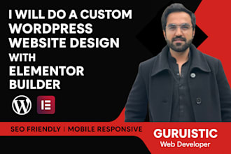 create custom wordpress website or business website