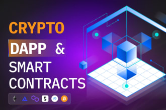 provide crypto dapp and smart contract developer services