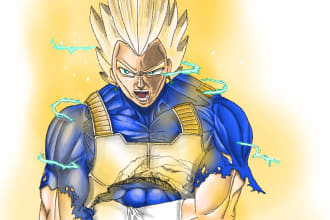 draw any dragon ball character for you