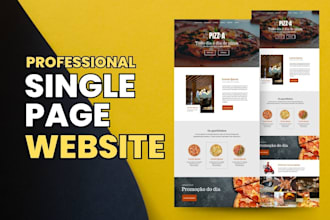 create a one page responsive HTML5 website