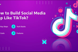 social media app, clone facebook, snapchat, tiktok, instagram app