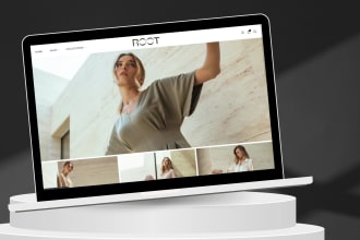 design a modern clothing and fashion shopify store or website