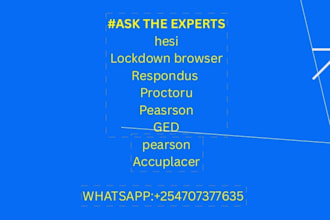 help with ged, hesi, teas, sophia, straighterline, proctoru, lockdown browser