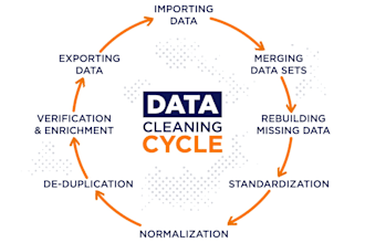 conduct data cleaning for all type of data sets
