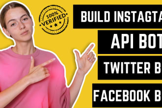 develop automated instagram api bot, tiktok livestreaming bot