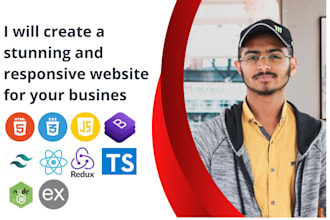 create responsive react web apps for your ideas and business