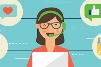 receptive customer service representative