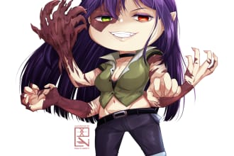 draw you a full body chibi art
