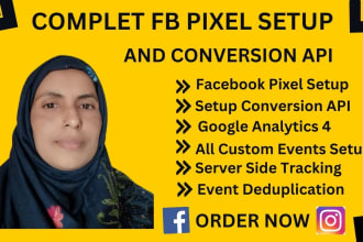 fix or setup meta facebook pixel and conversion API