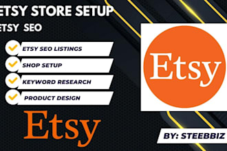 do etsy digital products, do etsy shop setup, SEO product listings, etsy store