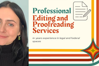 copy edit and proofread content
