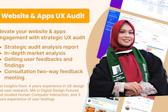 be your strategic UX auditor for websites and apps