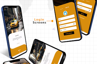 develop a complete taxi booking app driver app customer app admin web